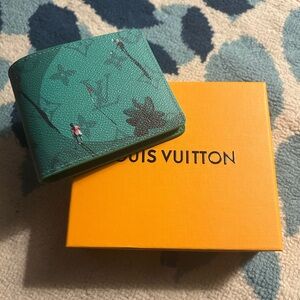 Louis Vuitton Golf Green Bifold Wallet